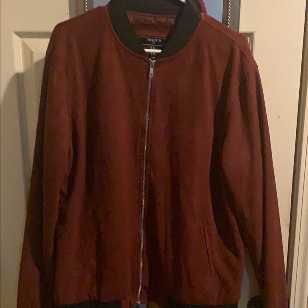 Suede Burgundy jacket